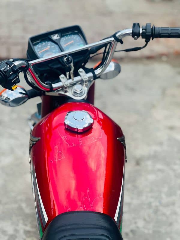 Honda CG 125 12/2023 Red colour 8