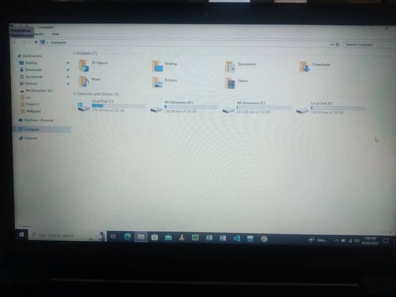 Lenovo V110 Core i5-7th Gen 8GB Ram 256GB SSD & 512GB HDD 2