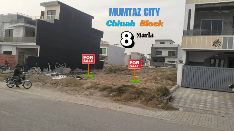 8 Marla Dual Twin Plots For Sale In Mumtaz City, Islamabad Chenab Block 1