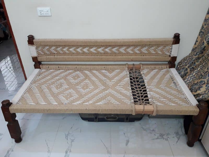 Wooden Cot/Charpai 0