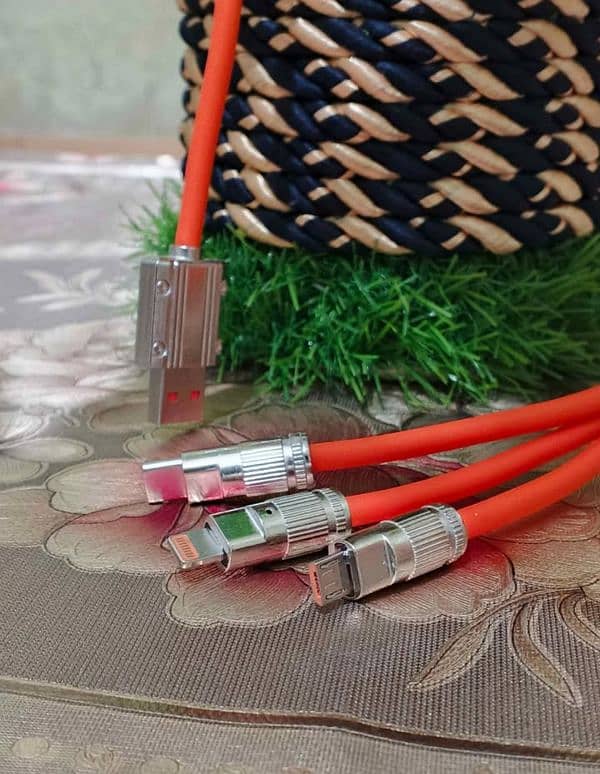 Super Fast charging Cable 3 in 1 0