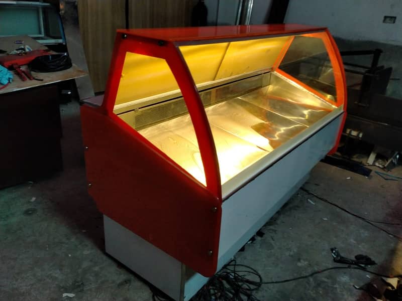 Ice Cream Display Counter Freezer For Sale ice cream chiller 6