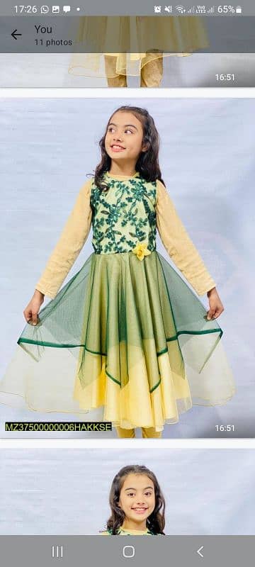 shalwar kameez؛؛ Unstitched suit available for girls and kids 1