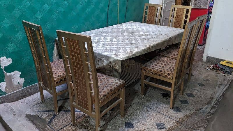 large size dining table with 6 chairs 9