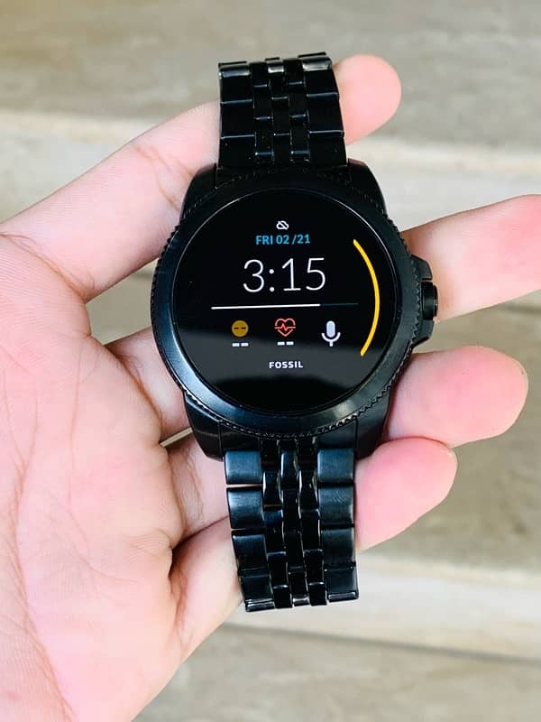 Fossil Gen 5E SS Touchscreen Smart Watch 44mm With Aftermarket Charger 7