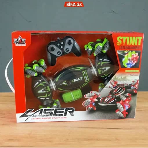 Laser Lateral Burst Stunt Car RQ 3036-1 Hand and Remote Controlled 3