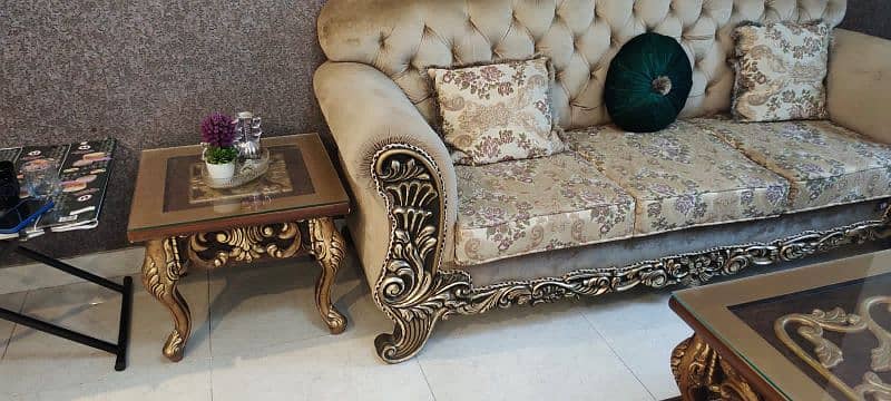 7 setar sofa set slightly use 1