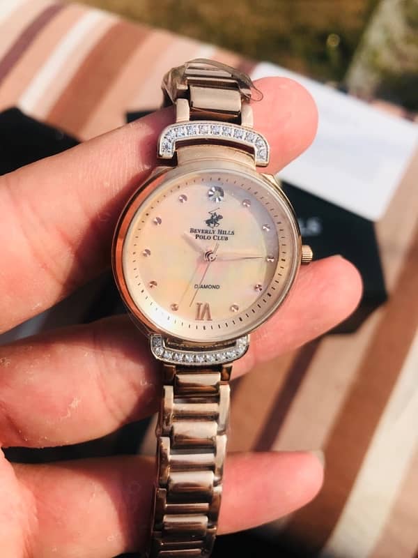 BEVERLY HILLS POLO CLUB  Women's Rose Gold Dial Watch 4