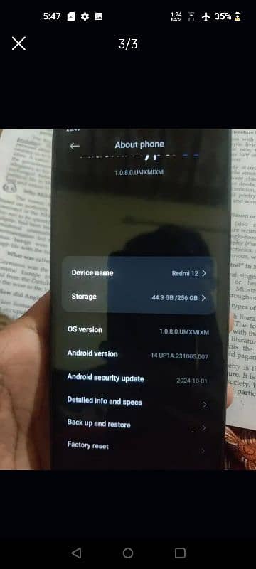 redmi 12 official pta approved exchange possible 2