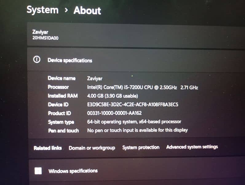 lenovo laptop i5 7th genration 0