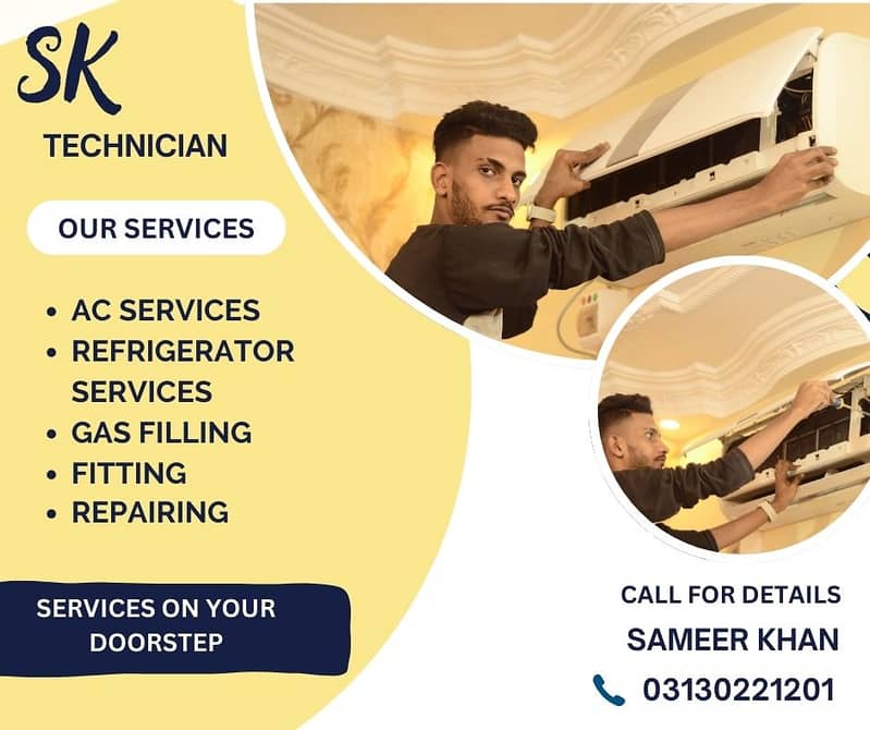 AC & Refrigerator Repair | Installation | Service in Karachi 1