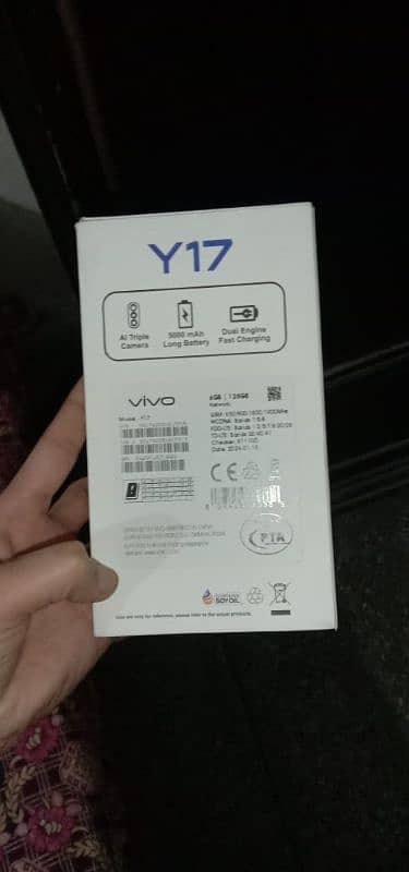 vivo y17 Full accessorie  is nbr pa raibta kry 03253884202 2