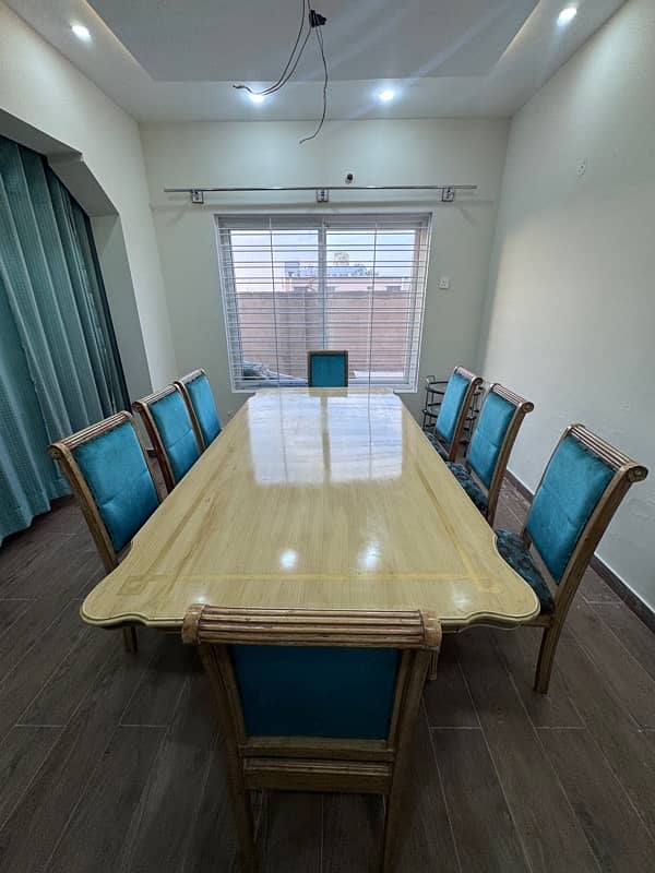 8 Seater Good Condition Wooden Dining Table 0