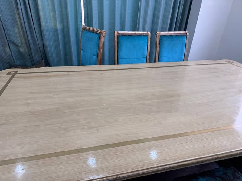 8 Seater Good Condition Wooden Dining Table 8