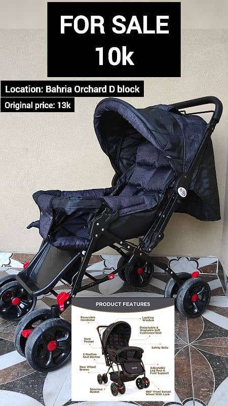 Used baby Pram with all options. 0