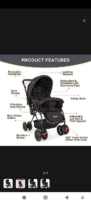 Used baby Pram with all options. 1