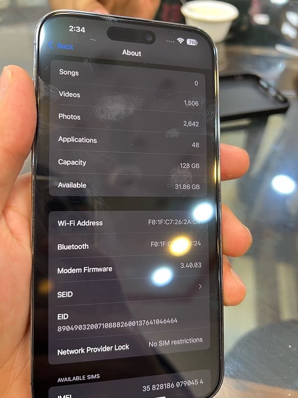 Iphone 14 pro max 128gb Factory unlock 5