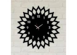 wall clock design steel laser cutting