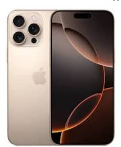 I phone 16 Pro max desert Titanium