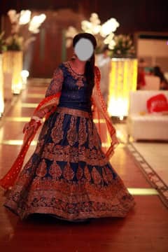 full flared lehenga with kurti and dupatta