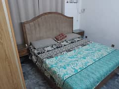 2 bed set | wooden bed set | side tables | king size bed | furniture