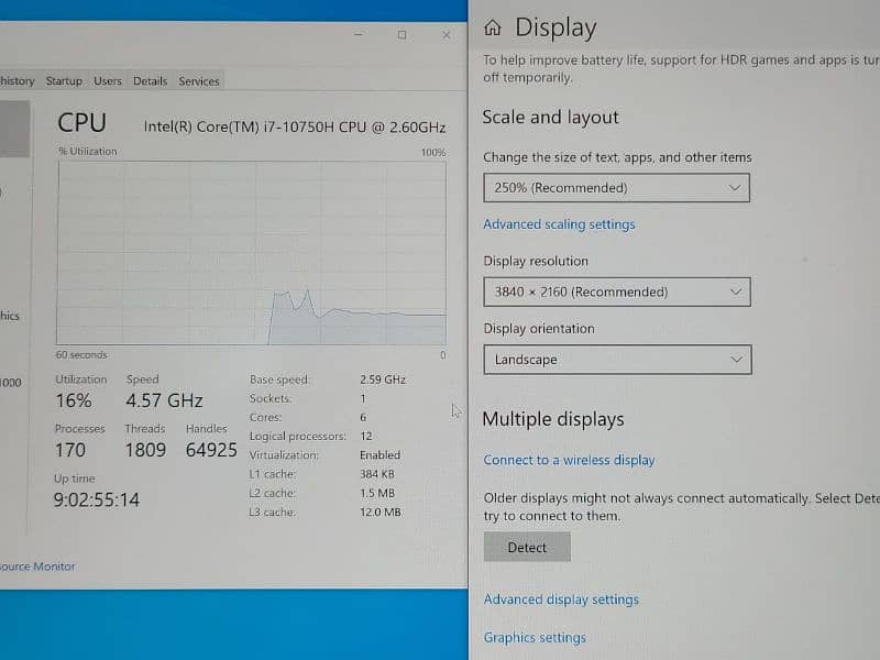 LENOVO THINKPAD P15 Core i7 10th Gen 4k UHD 15"inch Display 10