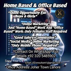 Home Based & Office Based Online Work