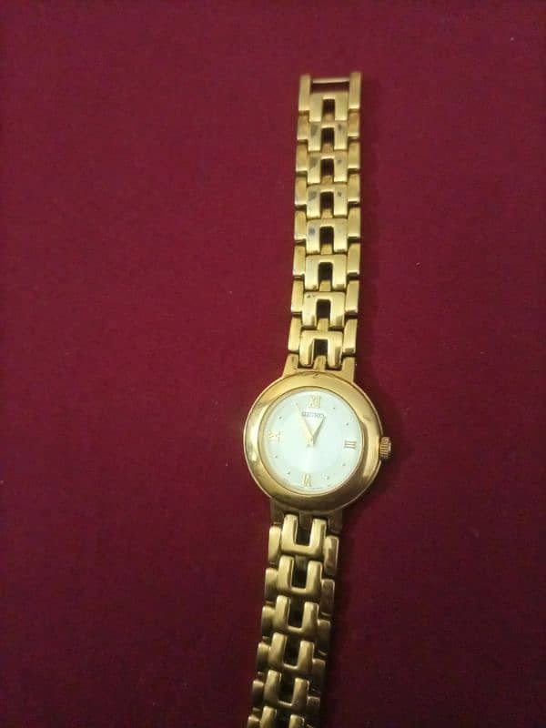 Seiko Gold Quartz Watch 1