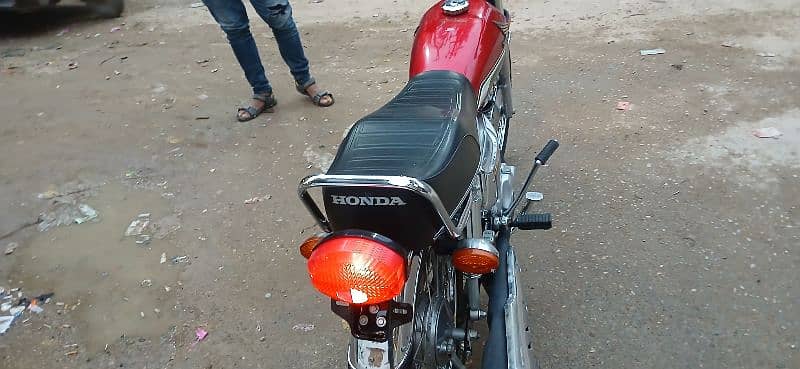 Honda CG 125 Special Edition Red Colour Unused Bike And Unregistered 6