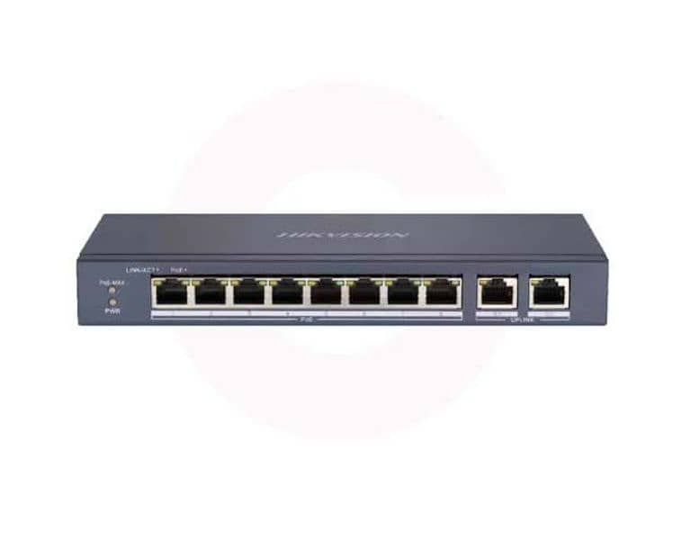 8 Port POE Switch Double Uplink Gigabit Switch for Sale 0