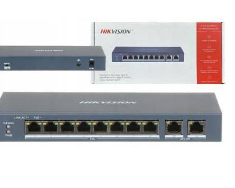 8 Port POE Switch Double Uplink Gigabit Switch for Sale 1