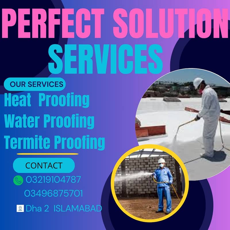 Roof Waterproofing/Water Tank Proofing/leakage seapage 2