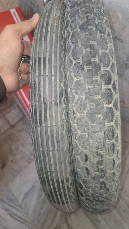 honda cg 125 tyre tube and chaincover 2