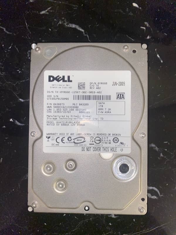 500gp hard drive 0