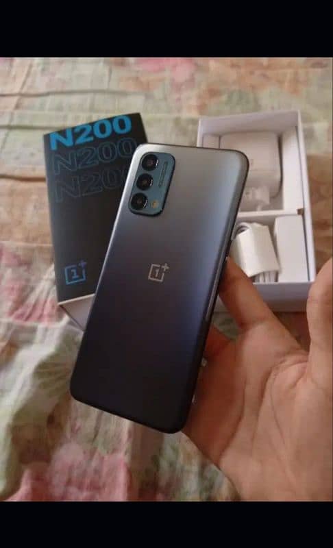 One Plus N200 5G 64GB And 4GB• PTA Aproved. . Box and Charger available 1