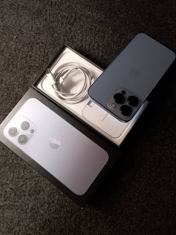 iPhone 13 pro 128gb PTA Approved with original cable and box 4