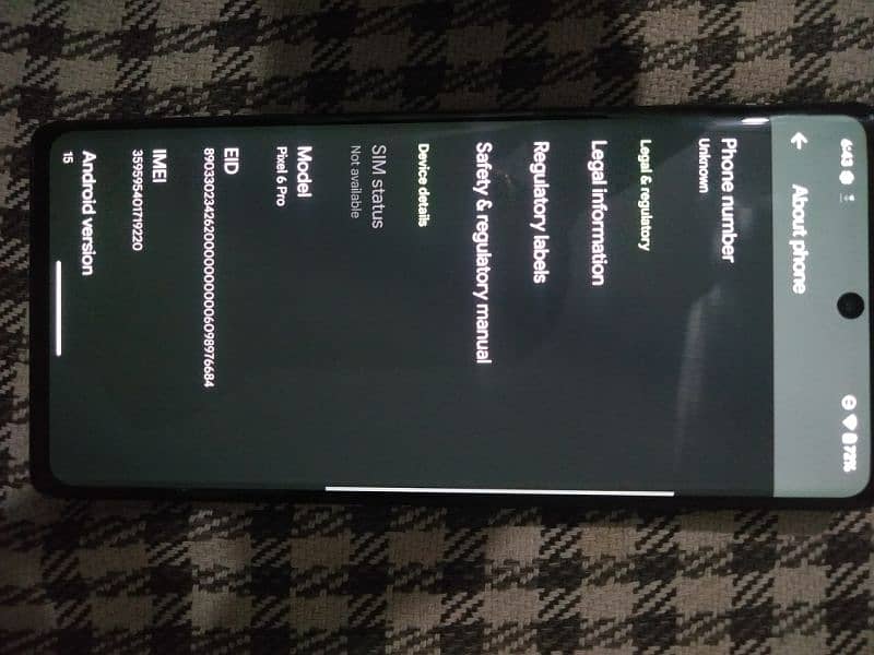 Google Pixel 6 Pro Non PTA 12/128 10/10 Condition 2