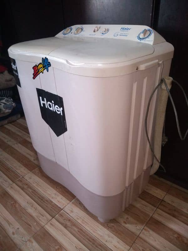 Haier washing machine Semiautomatic capacity 8kg 1