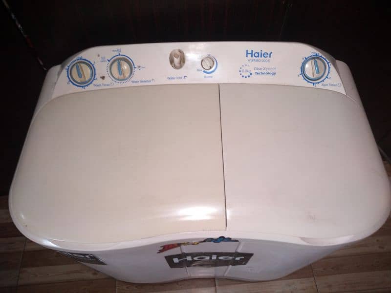 Haier washing machine Semiautomatic capacity 8kg 3