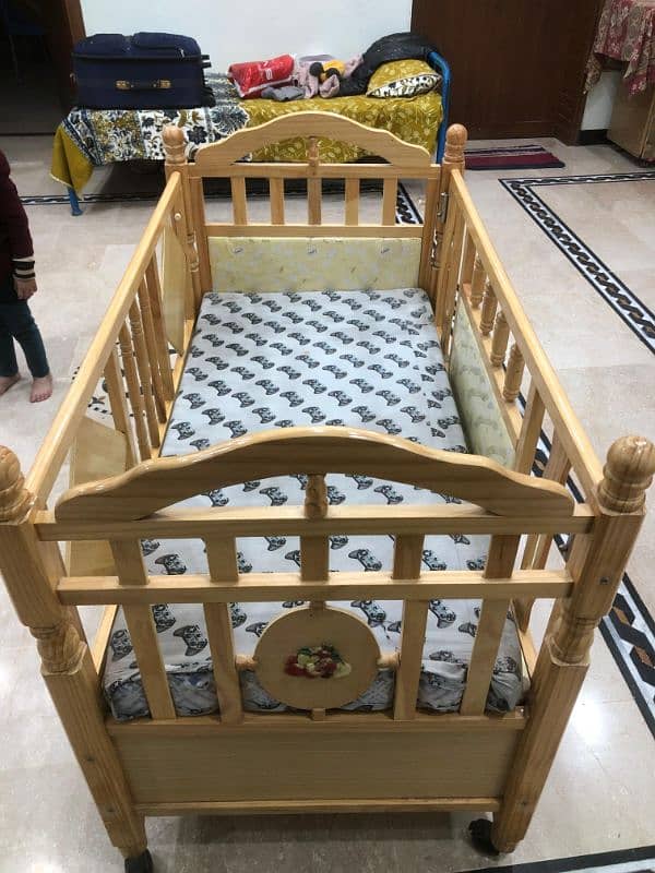 crib cot/baby crib with mattress 3