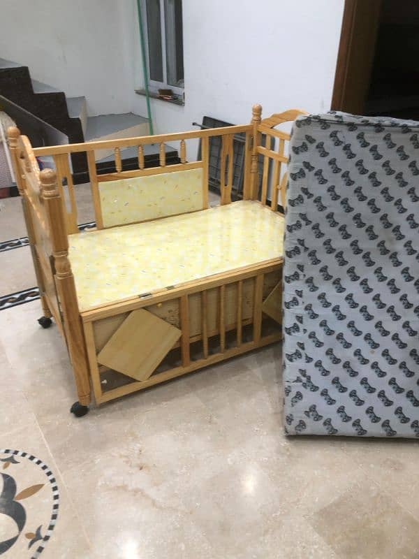 crib cot/baby crib with mattress 5