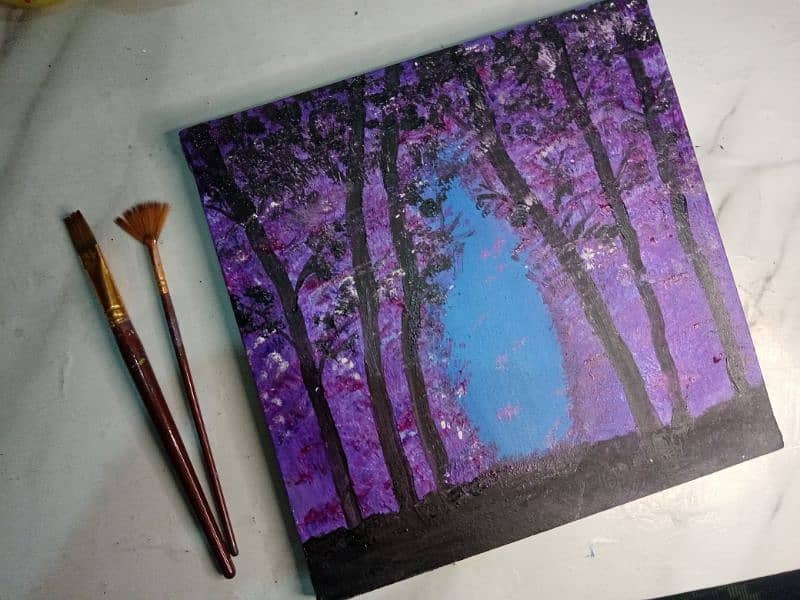 forest painting 0