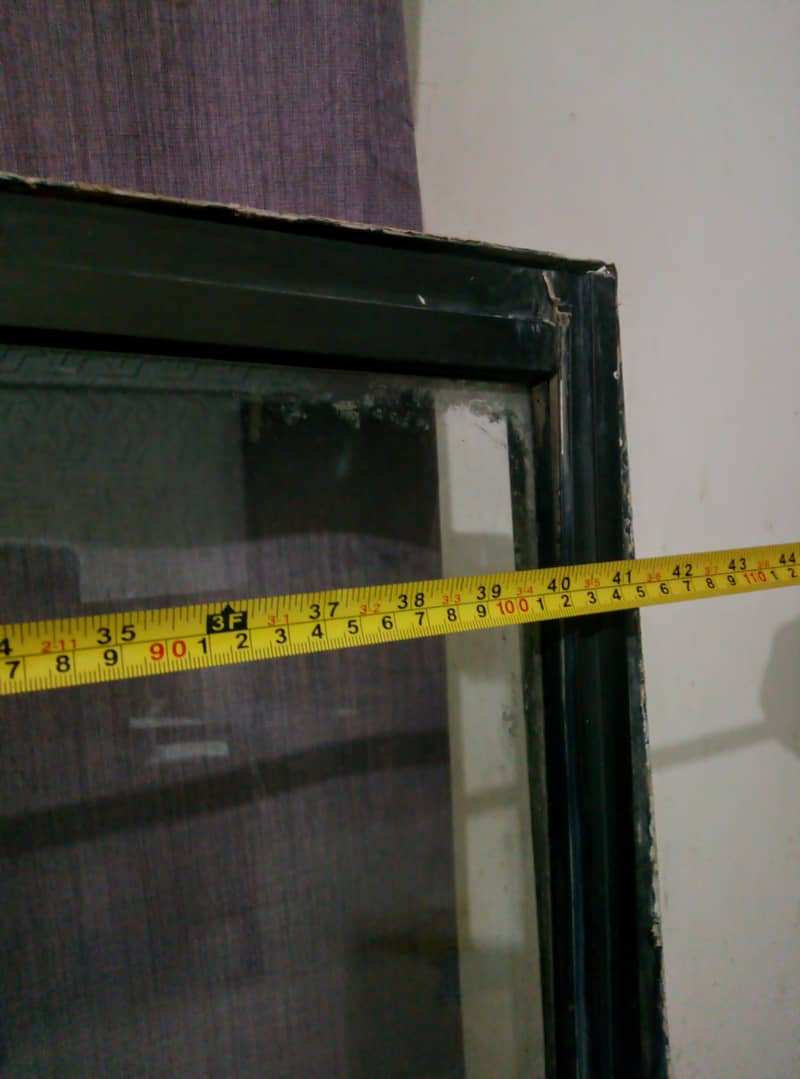 Aluminium Sliding Glass Windows with Frame for Sale, Read Size in Des 1