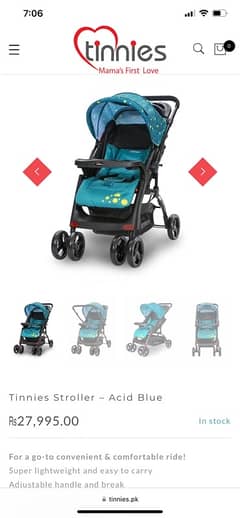 Tinnies baby stroller