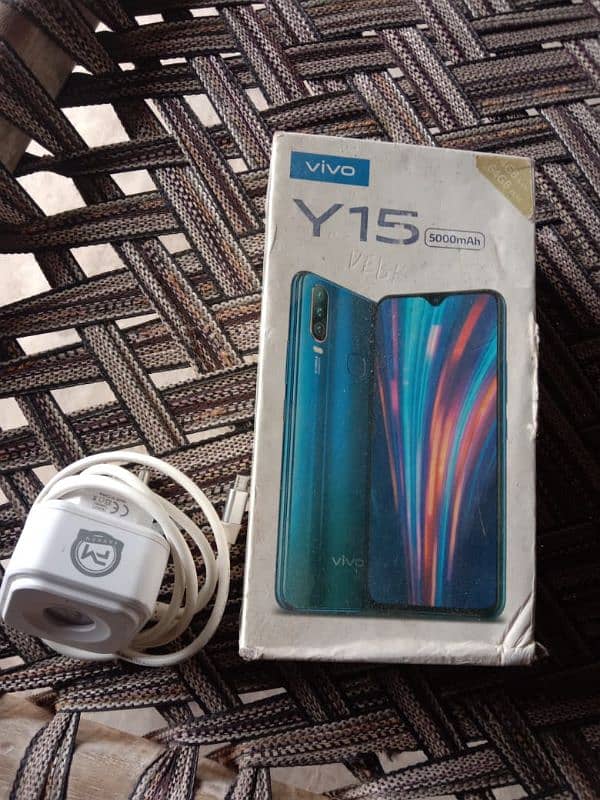 vivo Y 15 full box no opan no riper all ok 5