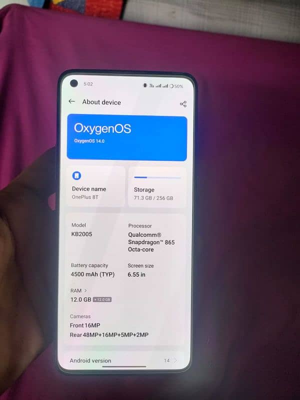 OnePlus 8t 12/256 dual sim global variant 1