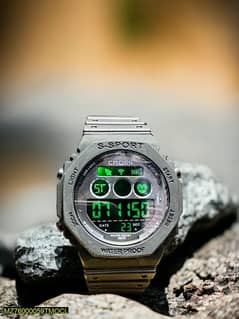 Men digital display sport watch