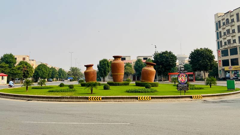 10 marla plot for sale on ground possession LDA aproved sector C in NARGIS block bahria town lahore 16