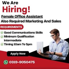 Sales Jobs | Female Assistant Required | Jobs In Lahore