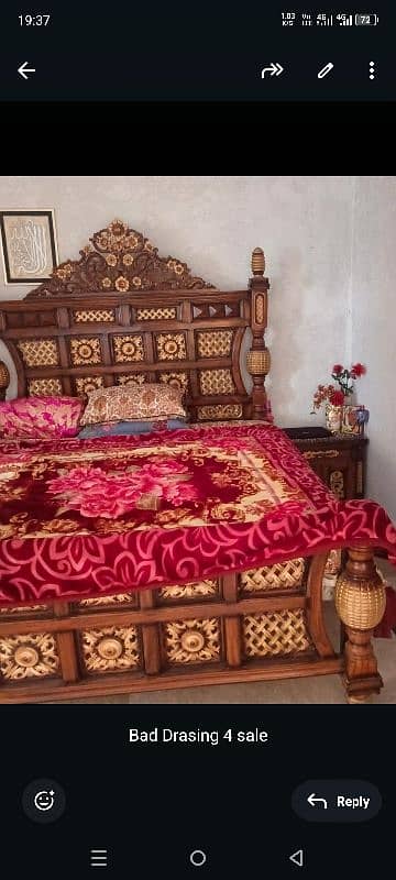 urgent sale bedroom Bad & Dressing  For sale 3